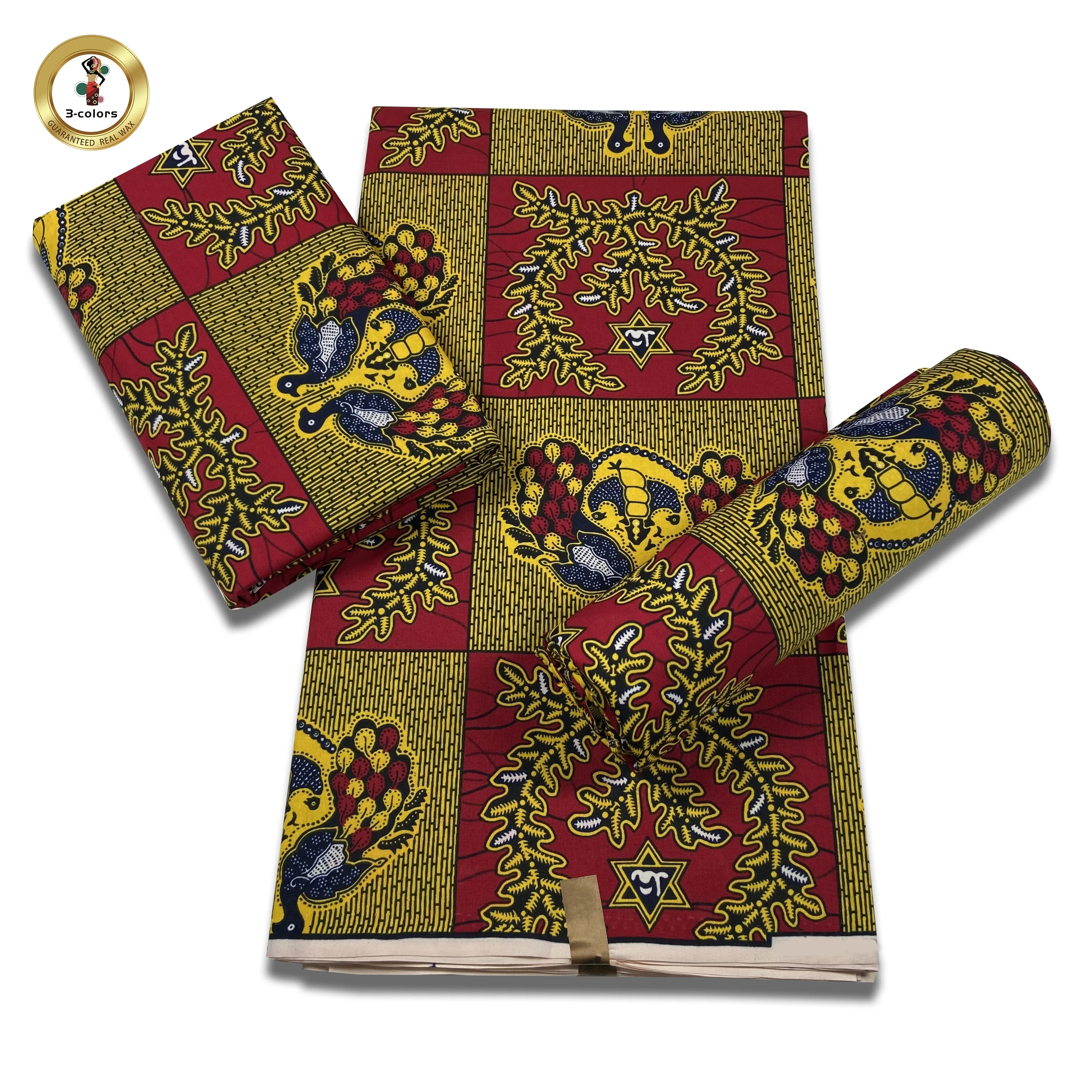 Лидер продаж текстиль простая ткань настоящий полиэстер Африканские Восковые принты