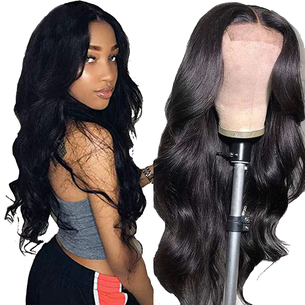 Raw Indian Temple Hair Vendor From India T Middle Part Body Wave Human Hair  Tpart Lace Front Wig With Baby Hair Natural Hairline - Buy Human Hair Wig T  Part Body Wave