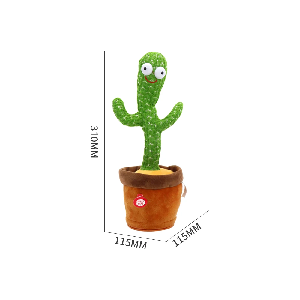 Забавные милые игрушки Qilong на заказ танцующие кактусы MQilong Симпатичные саксофоны качели плюшевые электрическое растение танцевальный