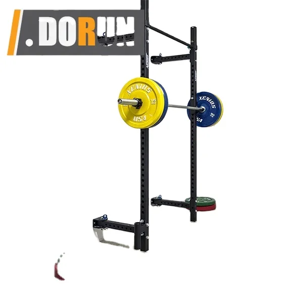 Rack Da Parete K-Sport Per Squat E Trazioni - Portata 225kg, Pieghevole, Made In EU - Foto 4
