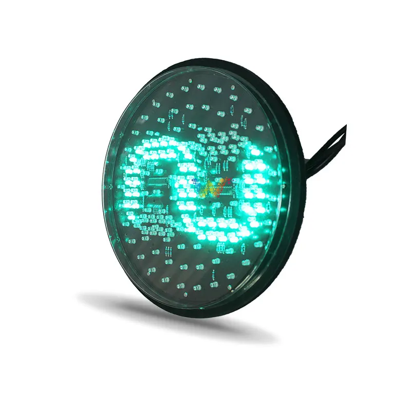 300 мм желтая полная пластина с одним 8 пластиковым таймером lampwick, светодиодный светофор