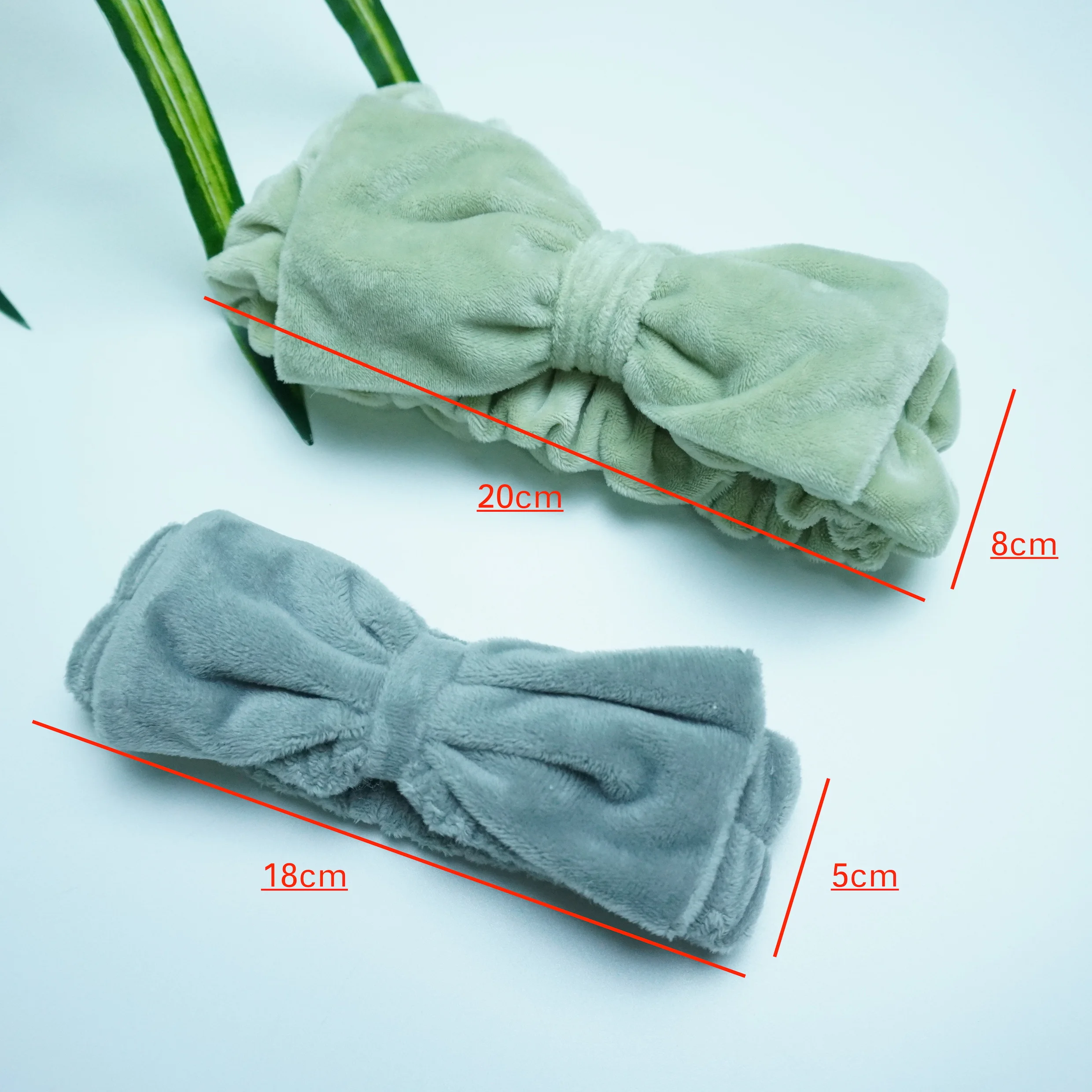 2022 Stretch Spa Headband Wash Face Shower Big Bow Headbands Supplier