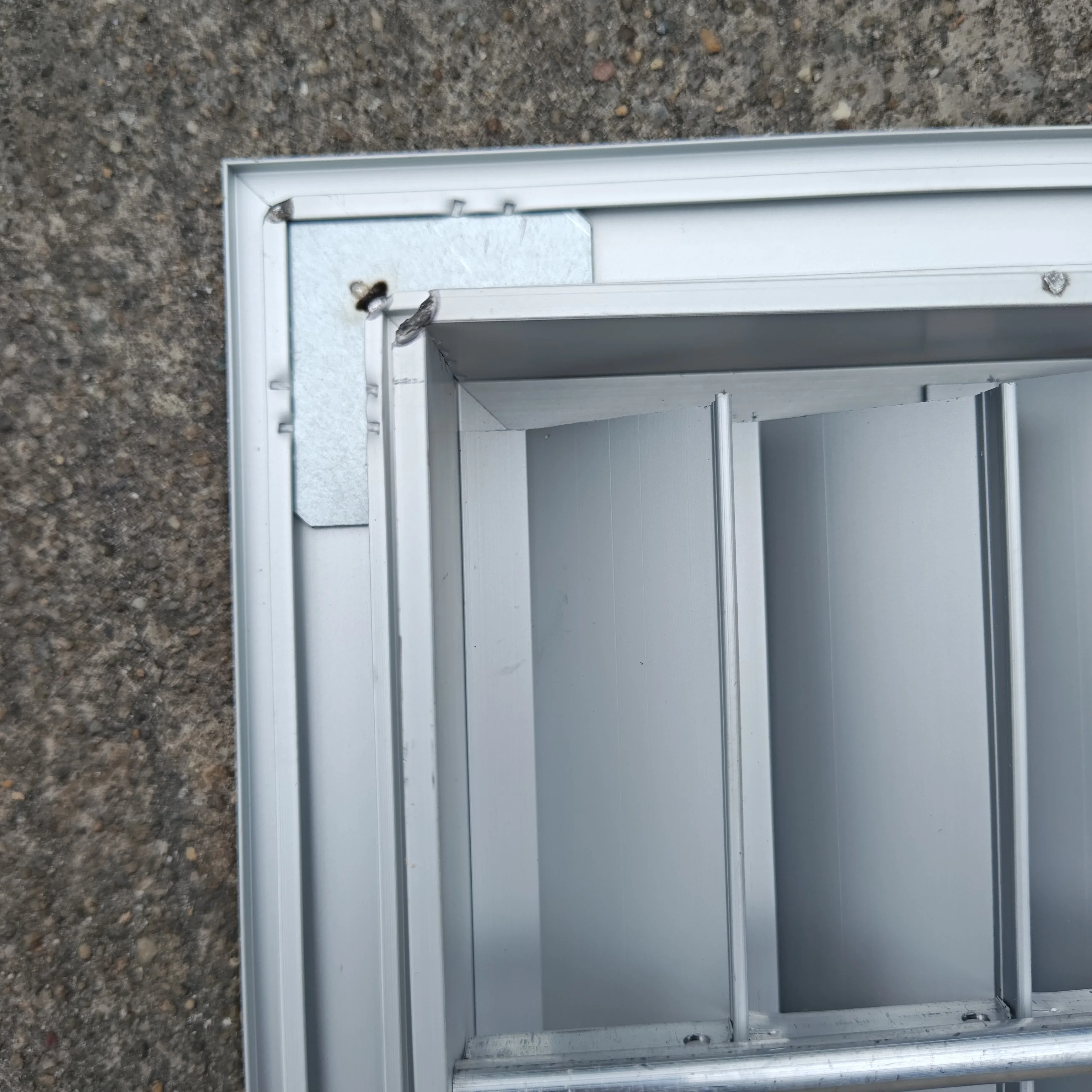 Commercial Air Conditioner Louvers Shutters Exterior Blinds Shutters