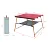 Light-weight Aluminum Frame Fabric Material Portable Outdoor Indoor Travel Camping Moon Folding Table NO 5
