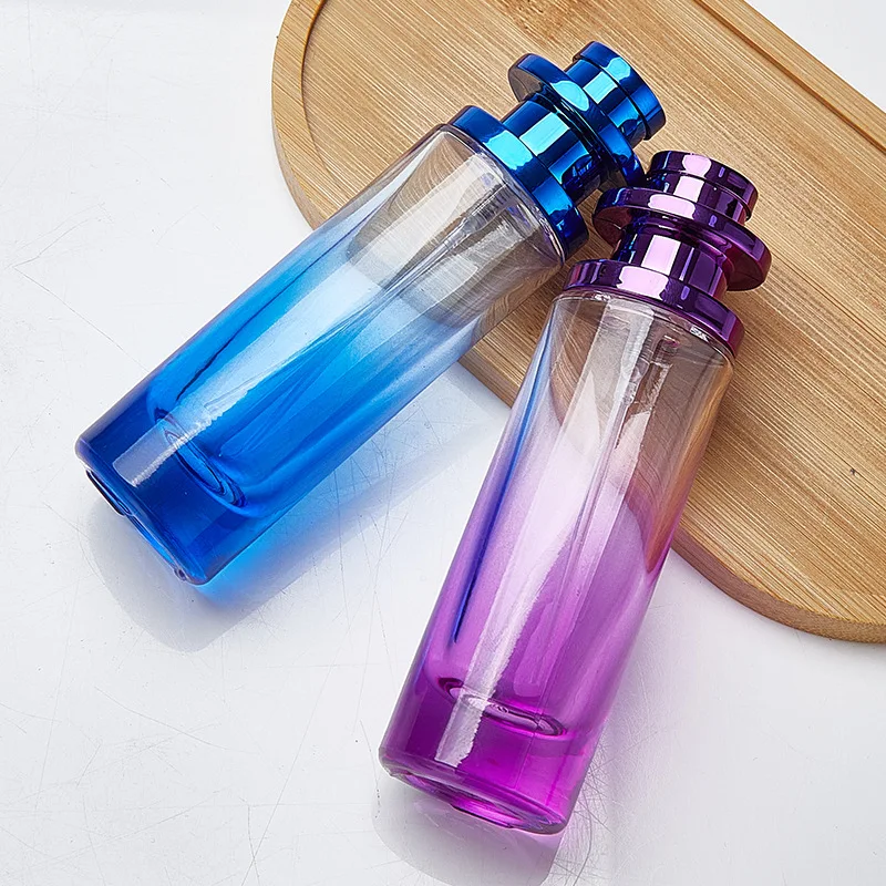 Luxury Portable 20ml/30ml Gradient Glass Perfume Bottle with Screen Printing and Pump Spreayer