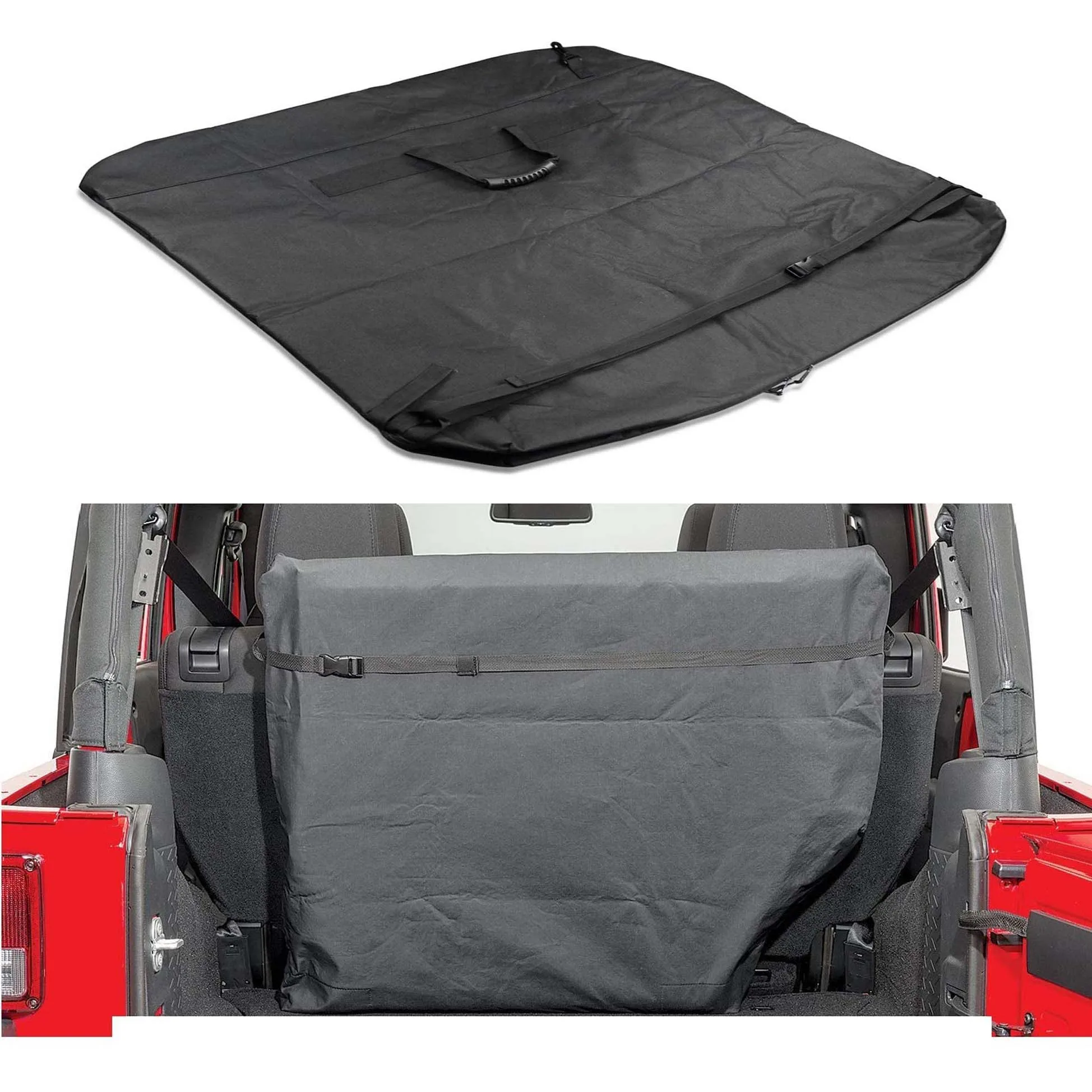 Fit For Jeep Wrangler Jk Jku Tj Jl Freedom Top Panels Storage Bag Black  Carrying Case Cage With Grab Handle - Buy Freedom Panel Hard Top Storage  Bag With Handle For Jeep