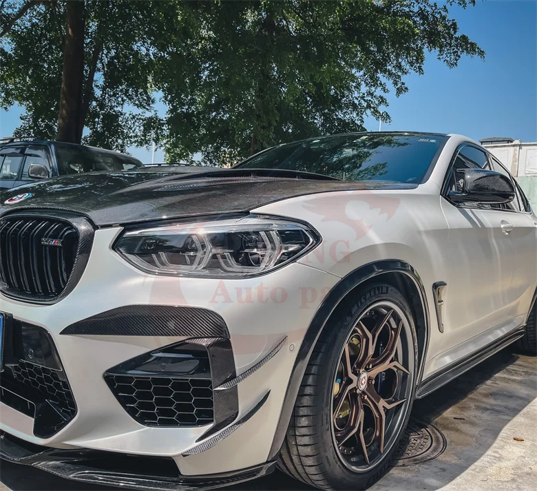 X3m Custom Ae Style Carbon Fiber Body Kit For Bmw X3m X4m F97 F98 Front Bumper Lip ...
