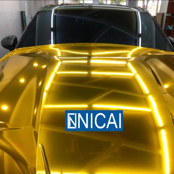 Vinile Adesivo Oro Cromato 30,5x300 Cm - Permanente Per Decorazioni Fai Da Te - Foto 9