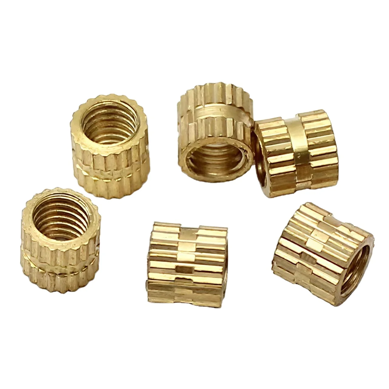 210 Pezzi M3 Cilindro In Ottone Zigrinato Filettato Inserto Rotondo Dadi Incorporati 93837007 - Foto 6
