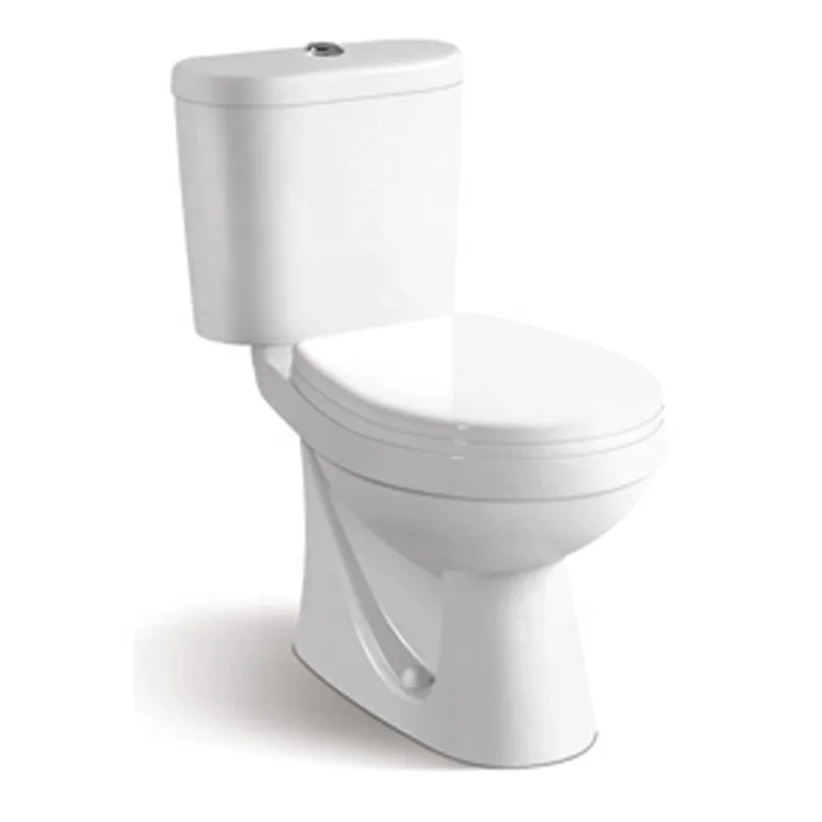 Bathroom Wc Popular Russian Wc Two Piece Toilet Good Quality Ceramic Floor Mounted Gravity Flushing,washdown Flushing Dual-flush