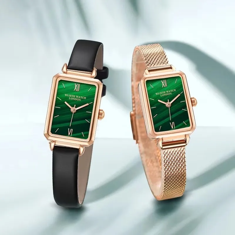 Wlisth S527 Luxury Green Dial Waterproof Watch