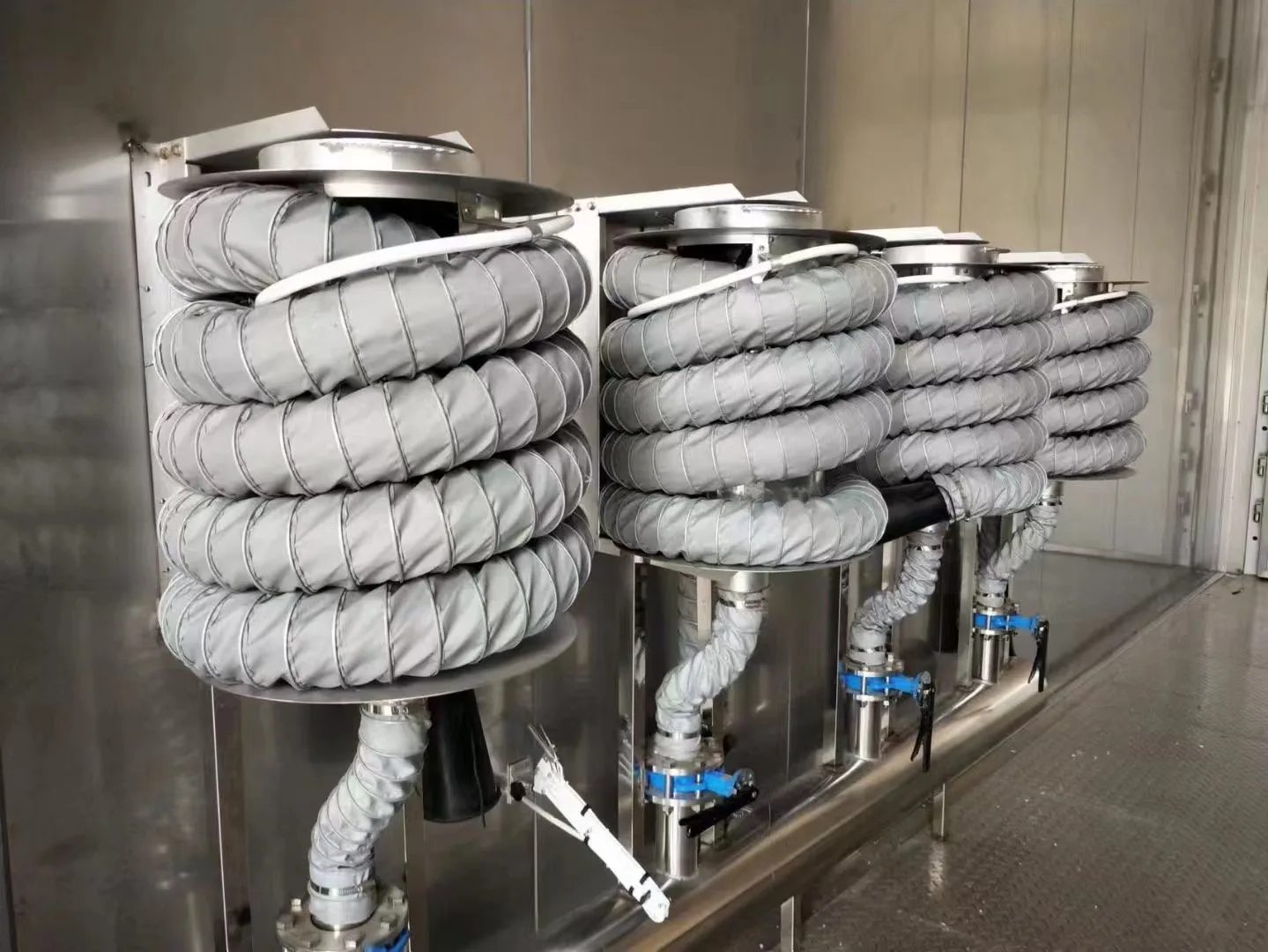 Электрическая катушка для выхлопного шланга/катушка воздушного шланга/выдвижная шланга высокая температура и усиленная система вытяжки