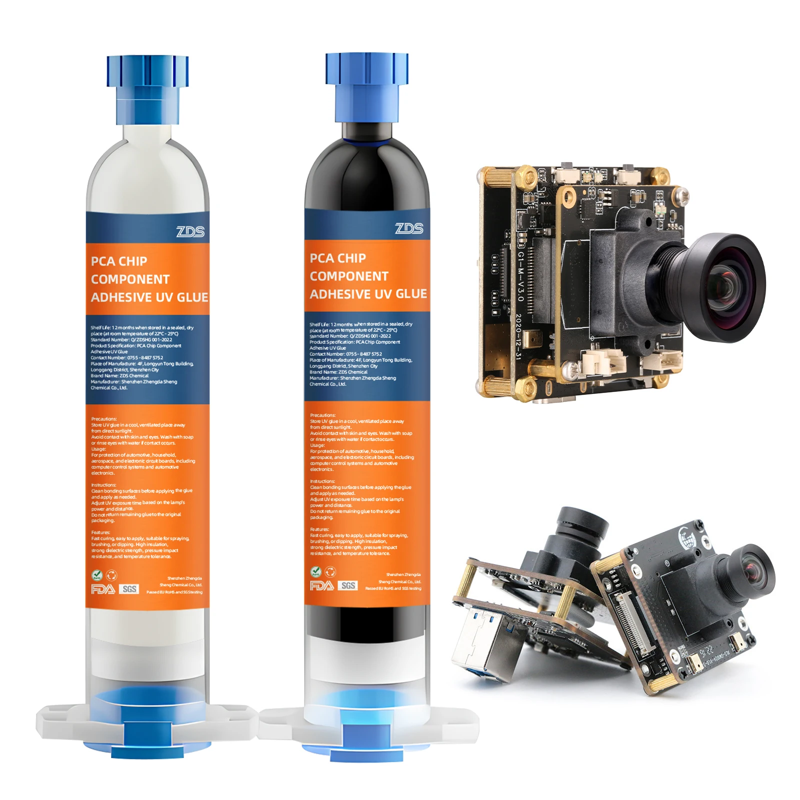 Professional Fast Light-Curing UV Glue Adhesive Camera Lens Module Transparent Bonding for Construction Silicone Material