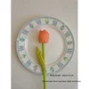 Single leaf tulip orange