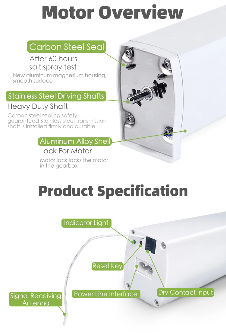 Multifunction Automatic Motorized Tuya Intelligence Automation Curtain