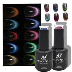 Оптовая продажа хорошее качество Гель-лак для ногтей 9D Cateye индивидуальная этикетка веганский Магнитный кошачий