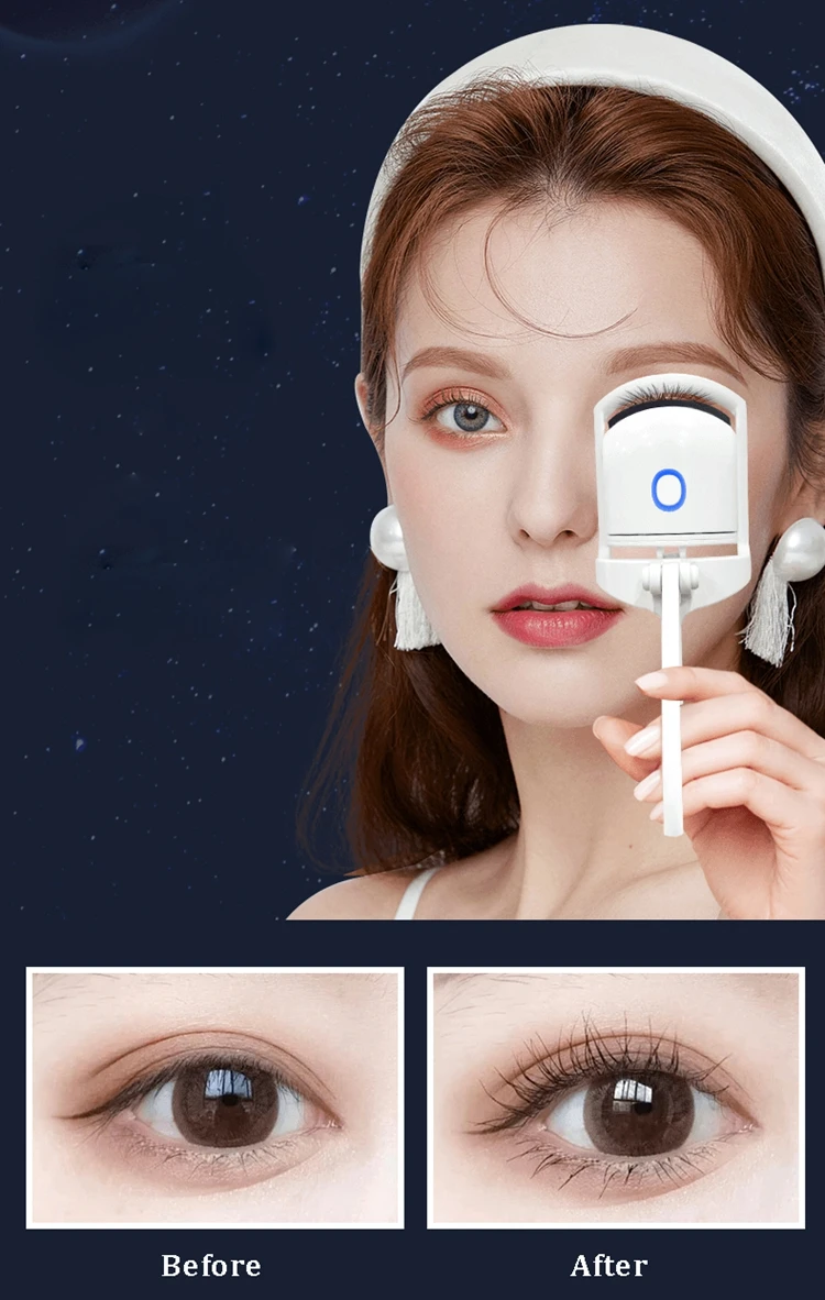 Wholesale Portable Smart Heated Electric Lash Curler Easy Curling