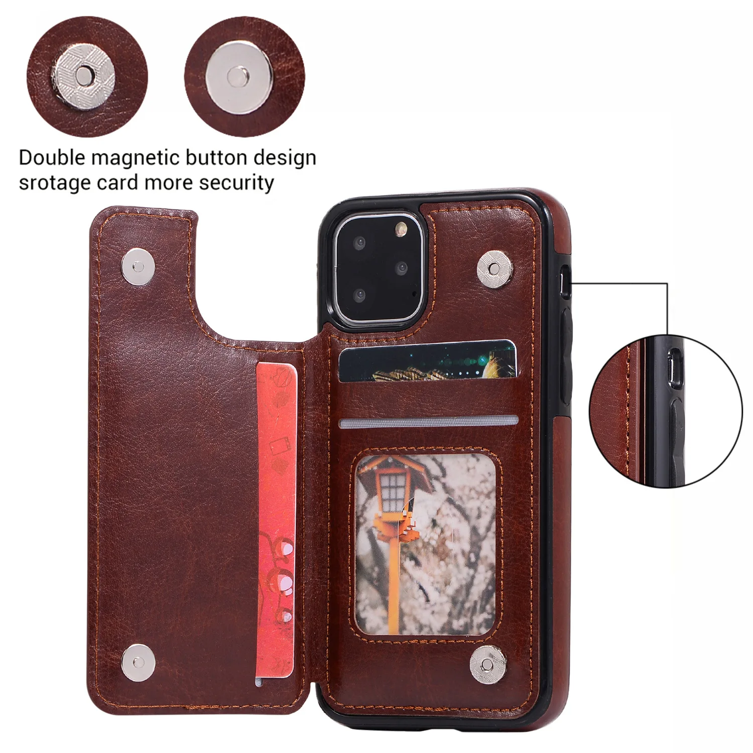 Iphone 11 Case Discover high quality leather wallet case For