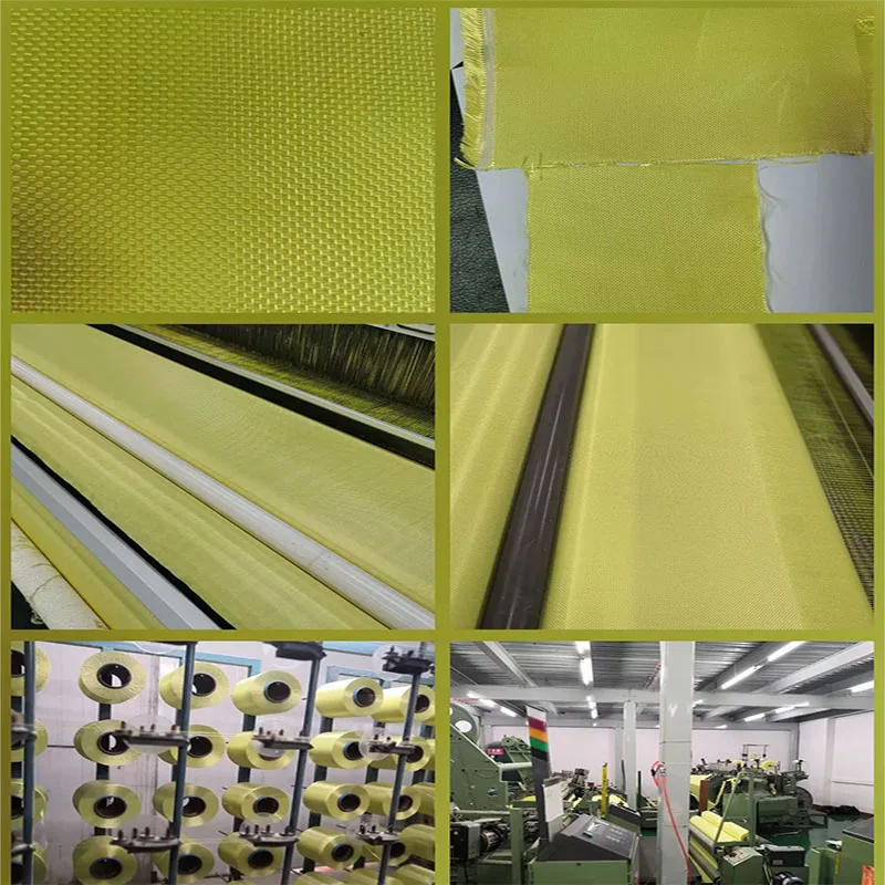 220g Kevlar Fabric With Aramid Filament Yarn Twill Weaving Made By