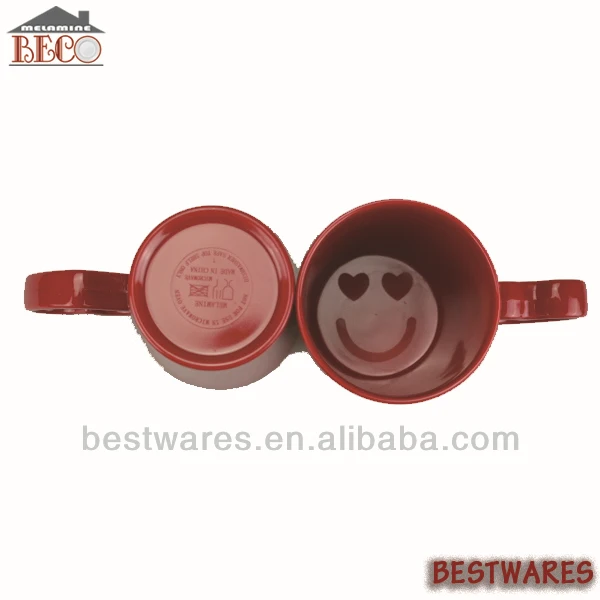 Оптовая продажа пластиковая кружка с красным сердцем