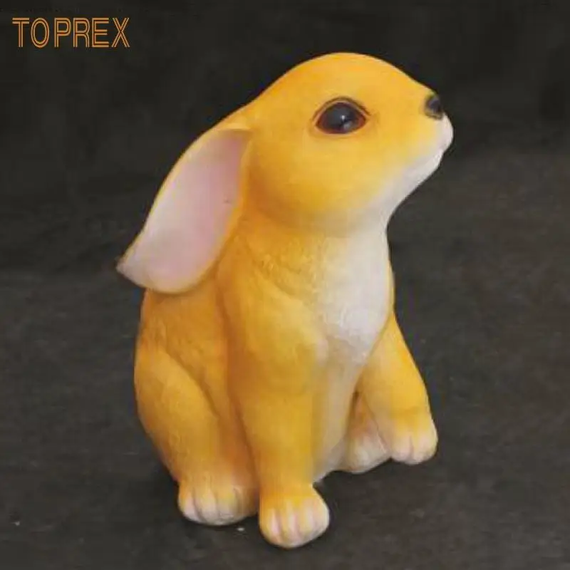 Commercial Level Durable Outdoor LED Resin 3D Sculpture Christmas Rabbit and Animals Motif Light for New Year Projects
