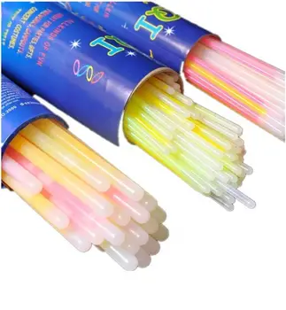 Glow Sticks 8"Glowsticks (Total 100 PCs Multi Colors) Bracelets Glow Necklaces Glow-In-The-Dark Light-up Party Favors Pack