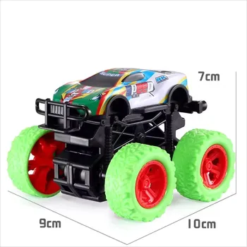 New Type Monster Inertia Off-road Trucks New Mold Children's Toy Car Inertia 4WD off Road Vehicle Friction Toy Car Monster Truck