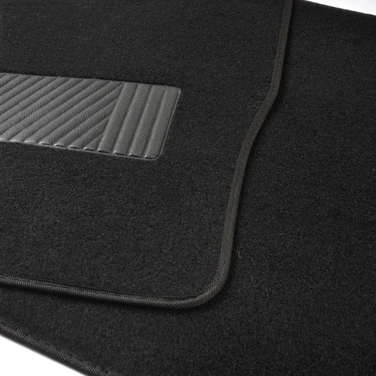 PIC AUTO Carpet Car Floor Mats with Black Carbon Fiber Heel Pad - Front and  Rear Mats Universal Fit for Suvs, Sedans, Vans (4 Pcs)