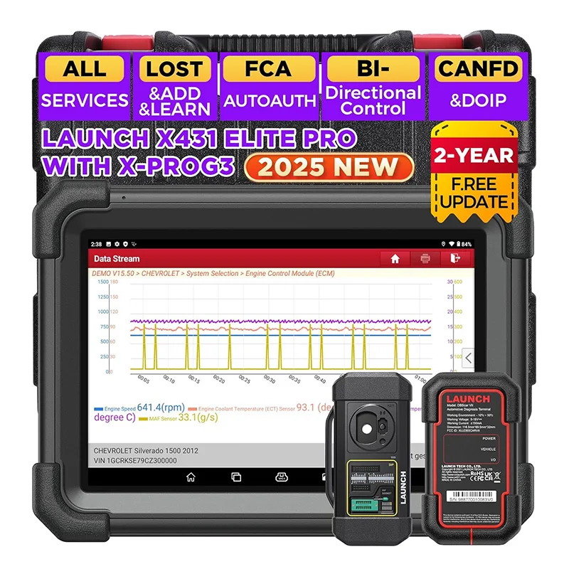 LAUNCH X431 IMMO PLUS Car Key Programming Tool Code Reader Automotive Diagnostic Scanner With 39 Resets 2 Years Free