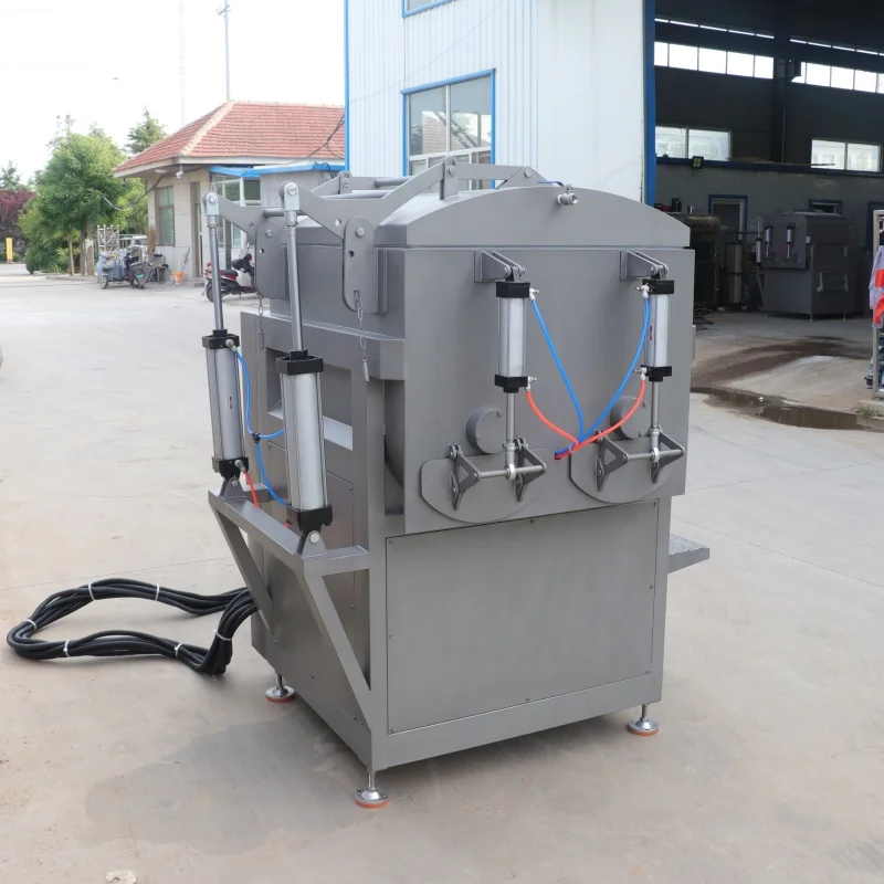 High Efficiency Vacuum Stuffing Mixer Machine for Food Processing New Condition Equipment for Mixing Kneading Meat Dough