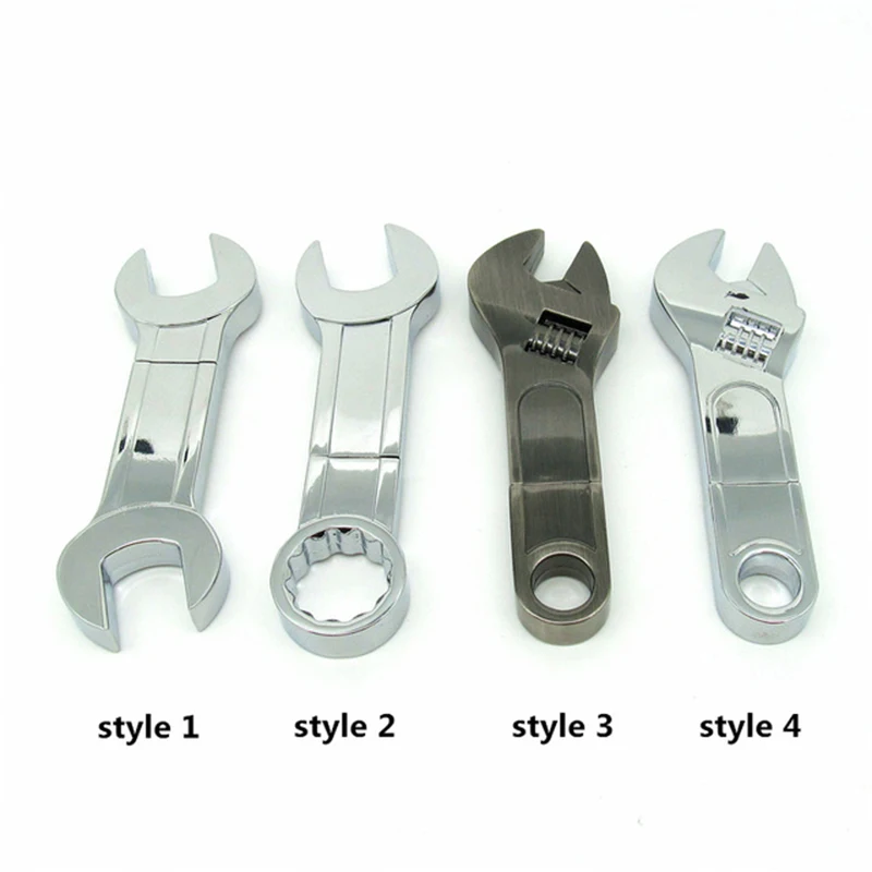 Gitra Factory Shenzhen 4GB USB 2.0 Flash Memory Pen Drive Hand Tools Spanner & Wrench Custom Laser Logo 8/16/32/64 GB Options