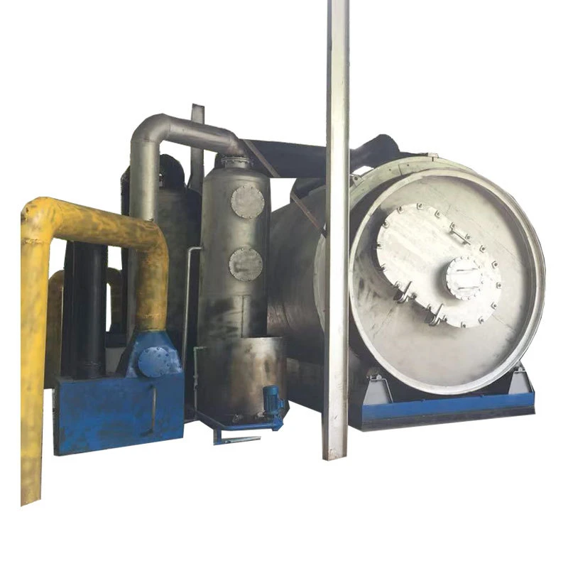 Full Automatic Large Capacity Tire Recycling Machine to Make Fuel Oil Waste Tyres Pyrolysis Plant