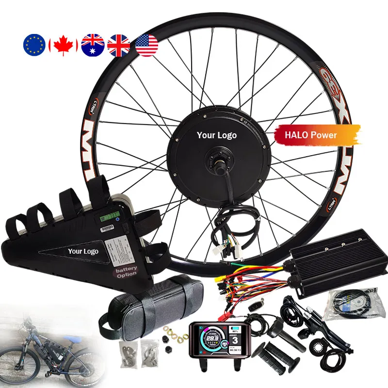 Halo Power 3000w 1200w-2000w 48v-52v-60-72v*6000w 5000w Motor MTX E Electric Bike Kit Ebike Conversion Kits Battery for Bicycles Halo Power 3000w 1200w-2000w 48v-52v-60-72v*6000w 5000w Motor MTX E Electric Bike Kit Ebike Conversion Kits Battery for Bicycles