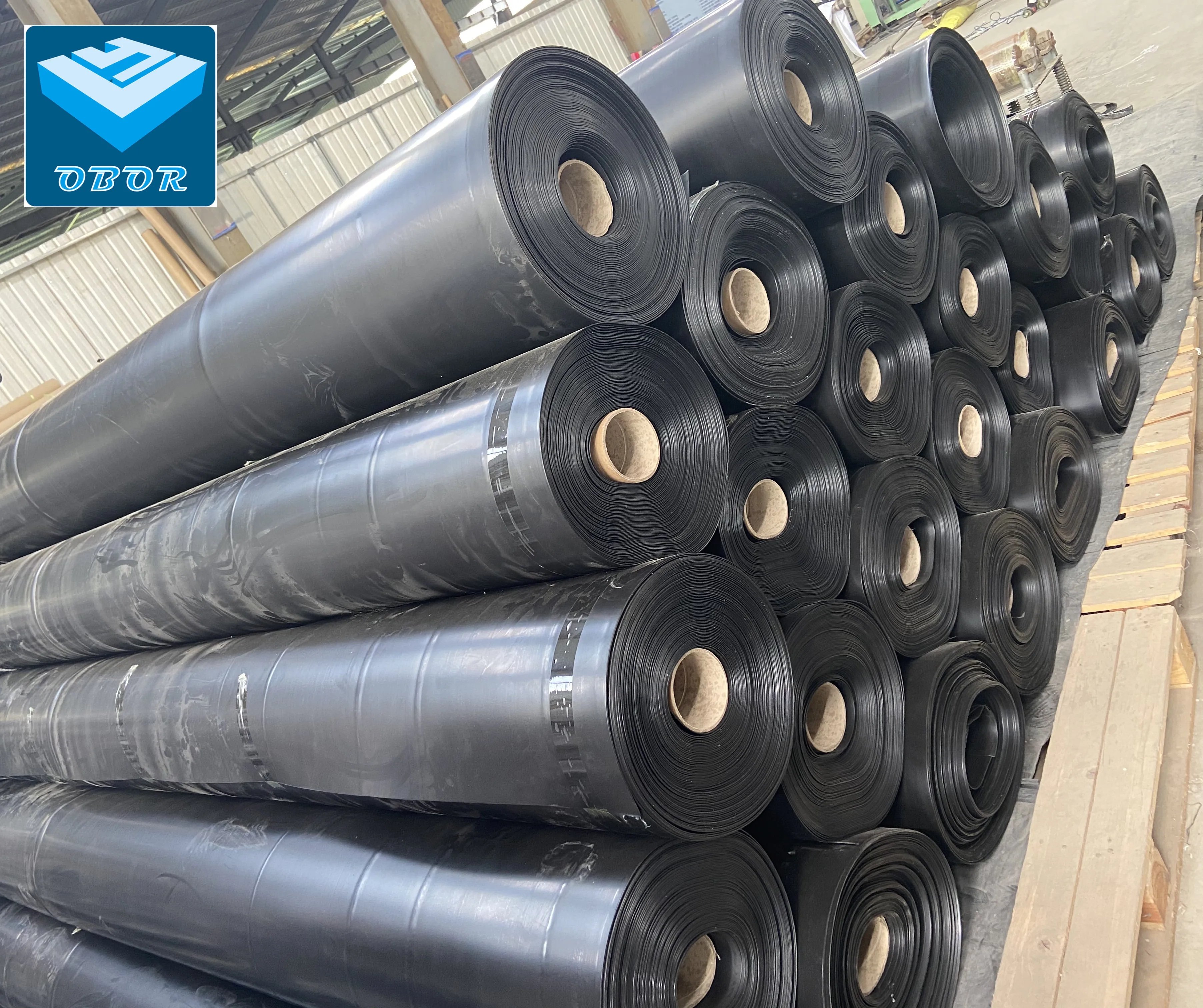 0.25mm-2.5mm  HDPE LDPE LLDPE PVC EPDM Pond Liners/Geomembrane/Plastic Pe Membrane for Sale