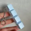 Cuadrado de rejilla azul pbt retroiluminado de cuatro teclas