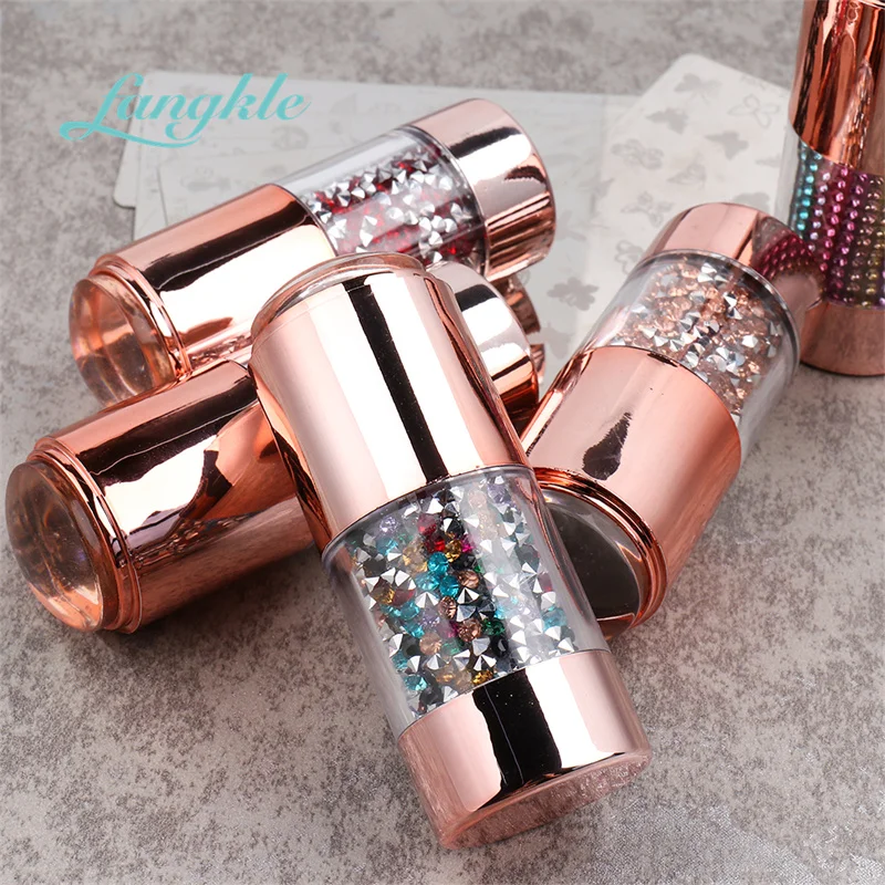 Professional Manicure Nail Art Stamper Diamond Nail Stamper Kit With