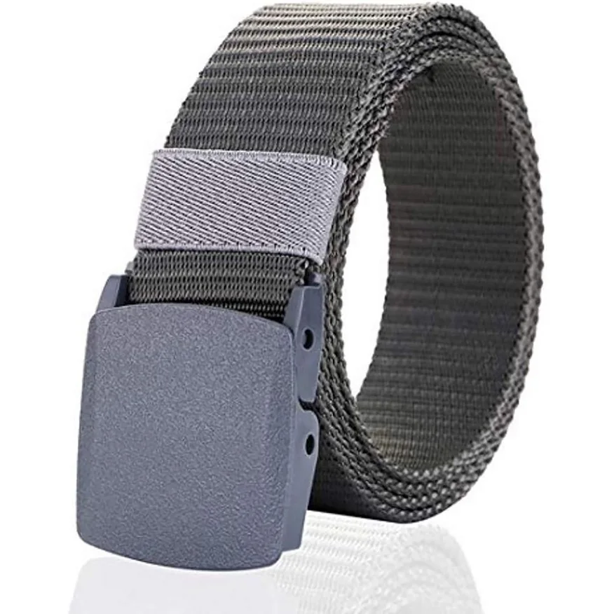 Outdoor Nylon Multifunctional Belts Men Tactical Belt Adjustable Slide Plastic Buckle Web Canvas Belt