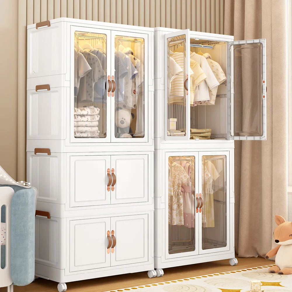 Baby Wardrobe Furniture Room Separator Girl Small Size Closet for Baby Boy  Baby Plastic