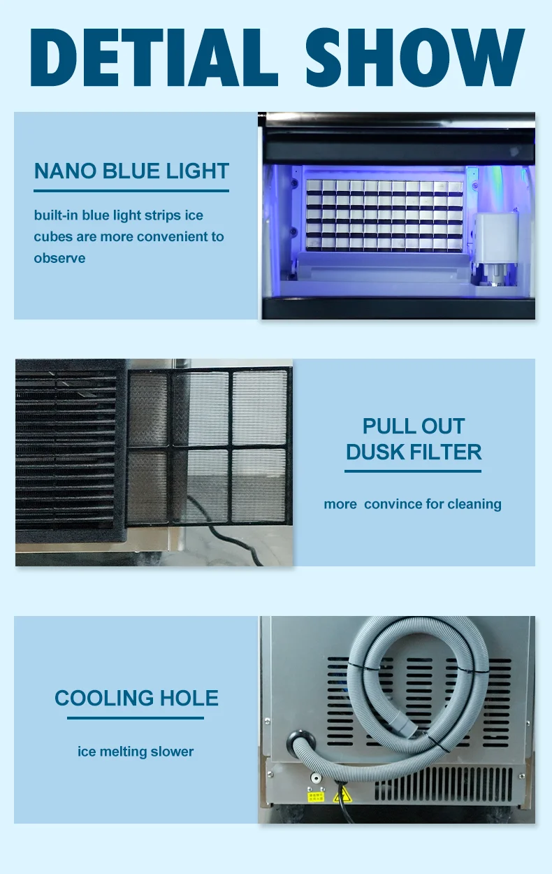 Ice Machine, 30kg/24h, 220V, R290 - detail 18