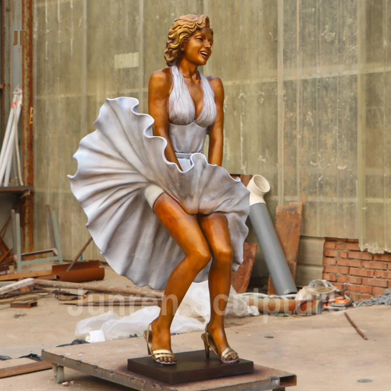 マリリン・モンローのブロンズ彫像 | ガーデン装飾用 3D スタチュー
