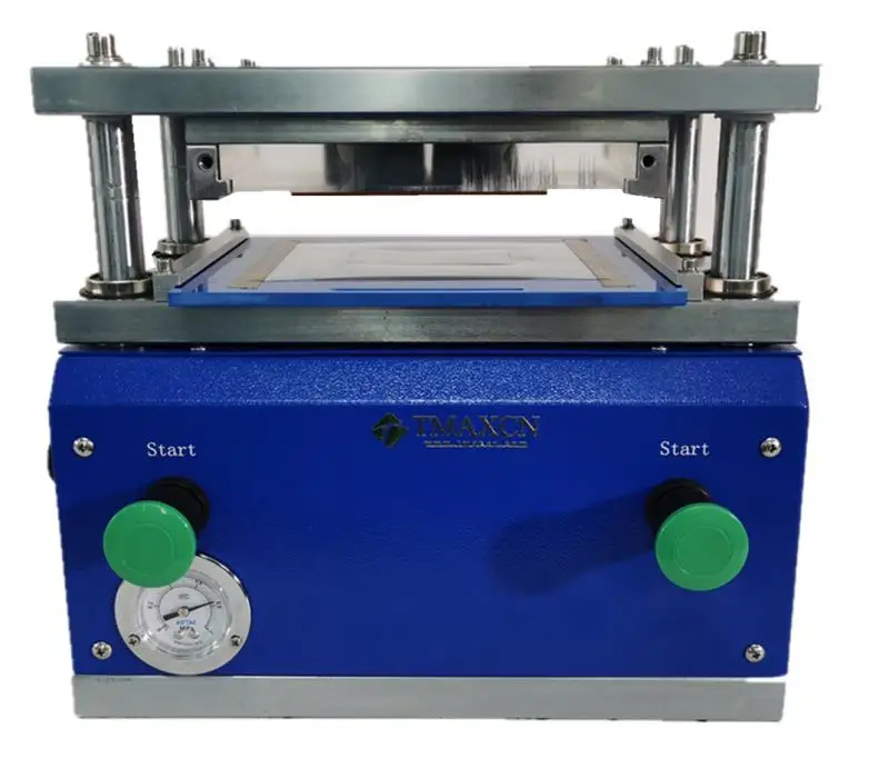 Lab Small Pneumatic Polymer Battery Die Cutter Cutting Machine With Customized Dies For Pouch Cell Anode Cathode Producing