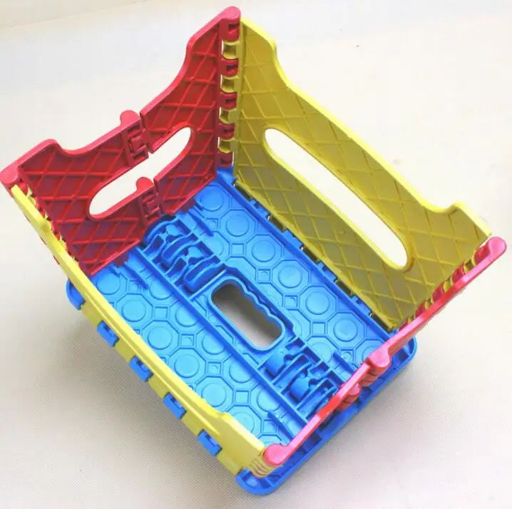 Рекламный маленький точечный стул для стадиона, детский стул, пластиковый складной стул