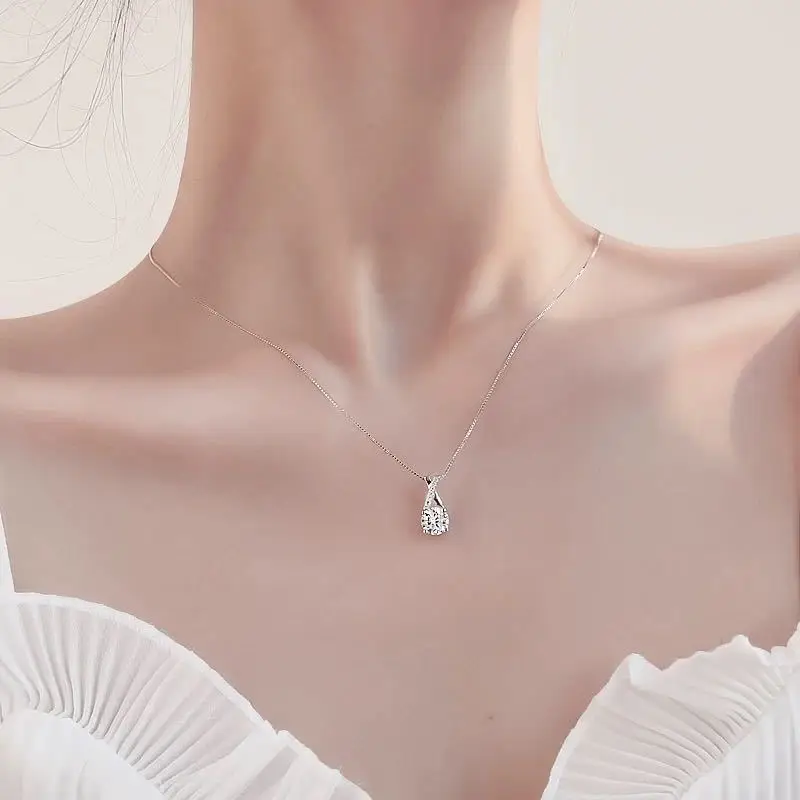 2025 Trend  China Factory Latest Designs Moissanite Diamond Necklace Charms for Women