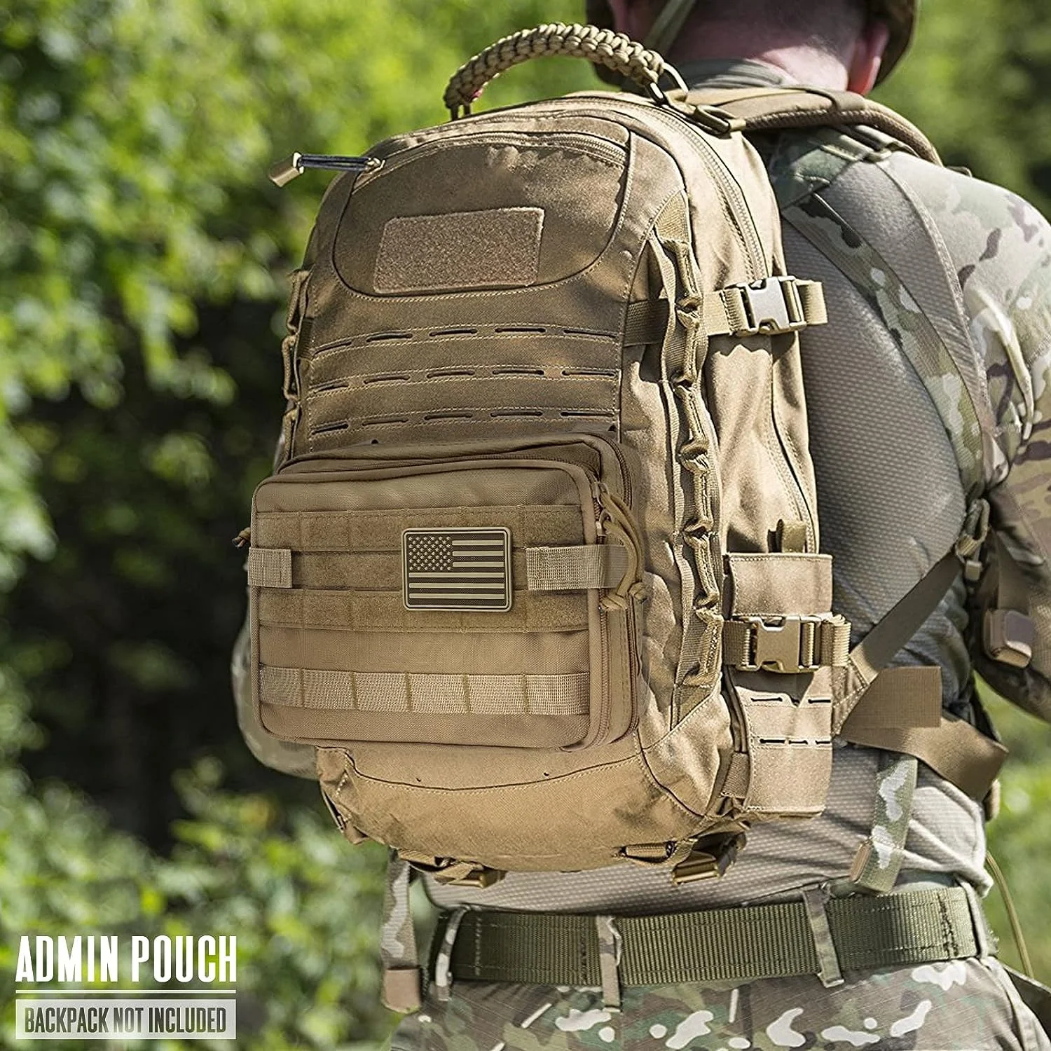 Custom Compact EDC EMT Utility Gear Pouch Tool Bag Small Belt Men Chest Medical Bag Molle Tactical Admin Bag