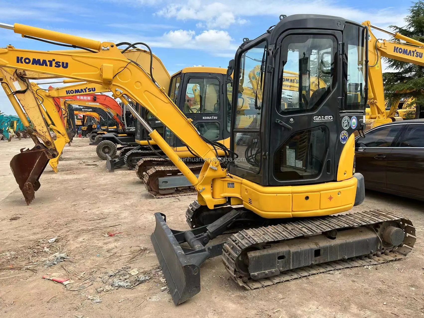 Japan Used Komatsu Pc35mr 2 35ton Excavators Second Hand Pc35mr 2