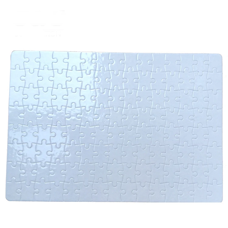 120pcs  DIY Personalized Paper Puzzle Photo Frame Sublimation Blanks A4 Jigsaw Puzzles