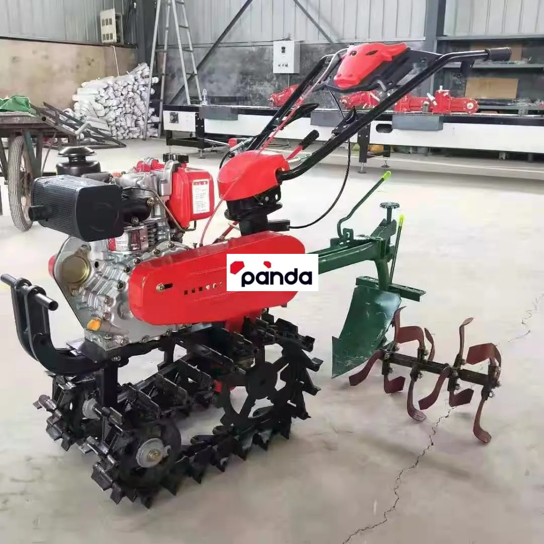 Small Plough Machine Cultivator Gasoline and Diesel Engine Mini Self Propelled Power Tiller Rotary Cultivator