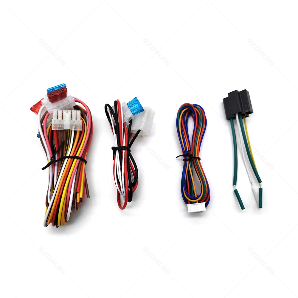 Remote Start Two Way Car Alarm System With Engine Start Siren LCD Remote Control Keyless Entry Car Alarm