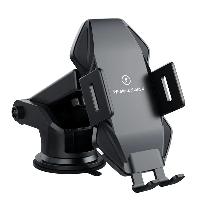 最受欢迎的10w快速自动车载支架安装无线车载充电器