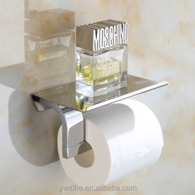 Bathroom Toilet Paper Holder, Wall Mount Tissue Roll Hanger